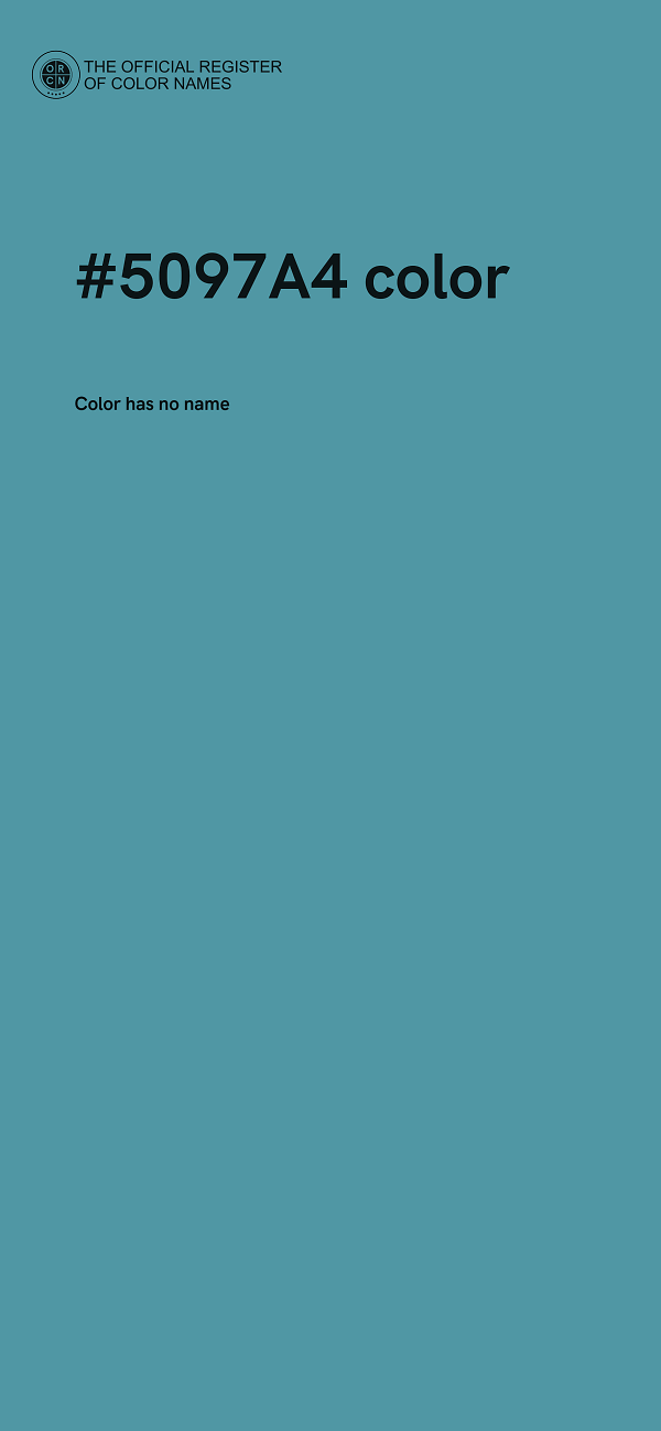 #5097A4 color image
