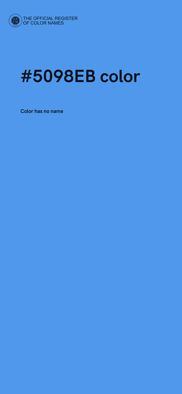 #5098EB color image