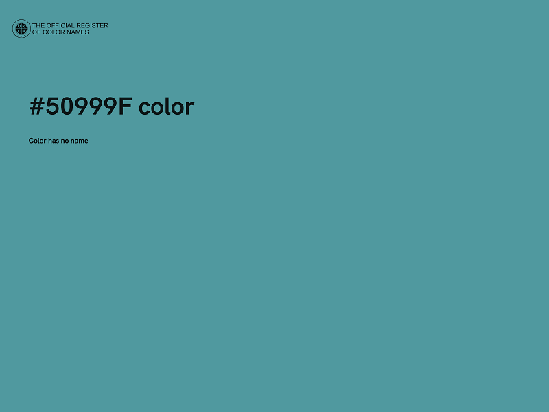 #50999F color image