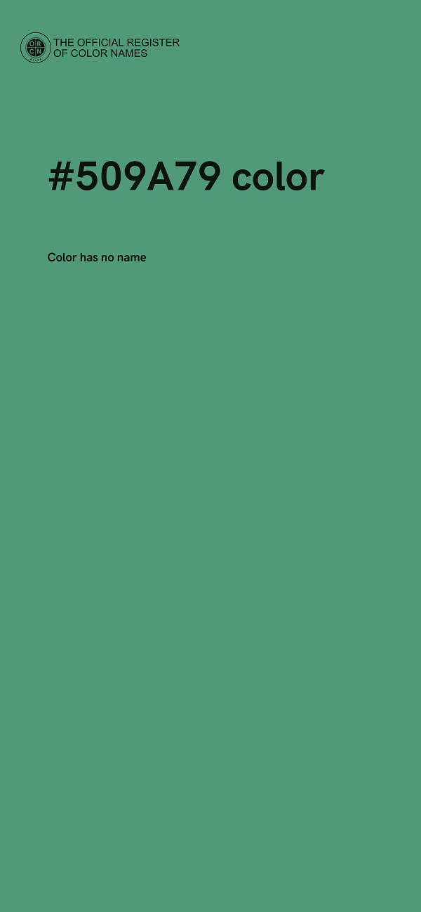 #509A79 color image