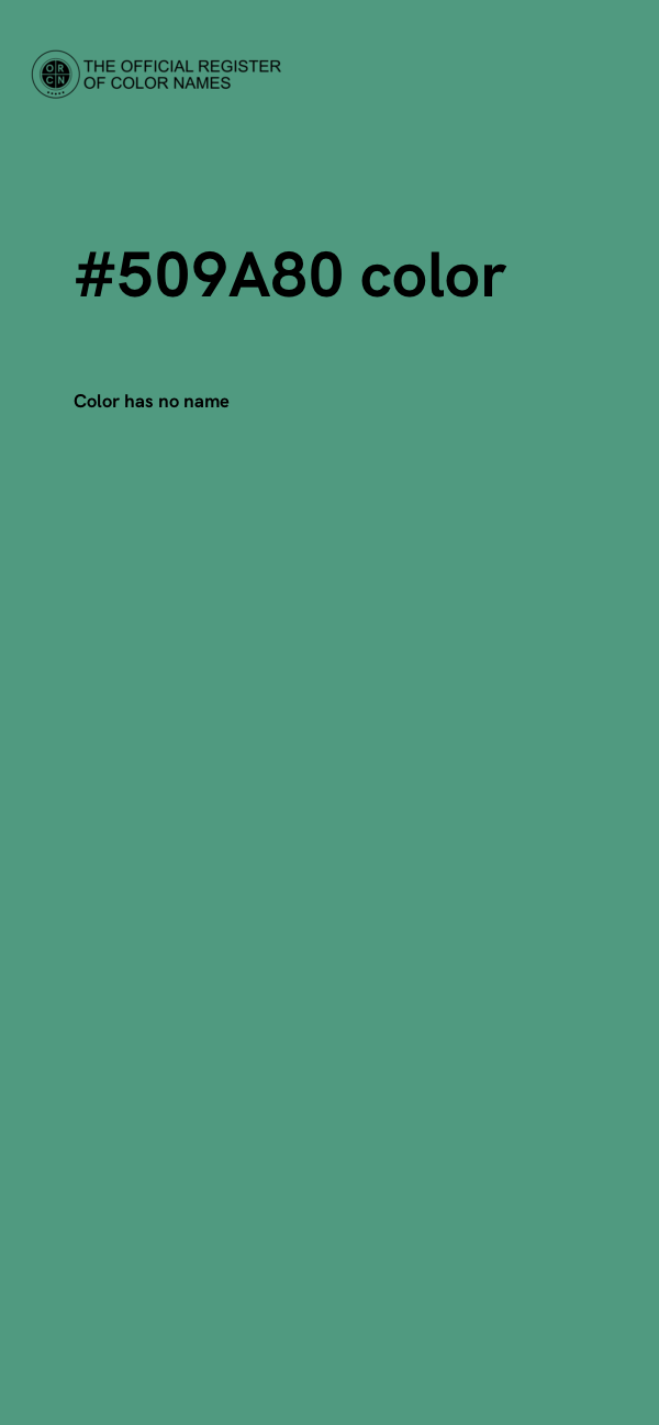 #509A80 color image