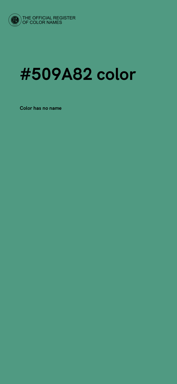 #509A82 color image