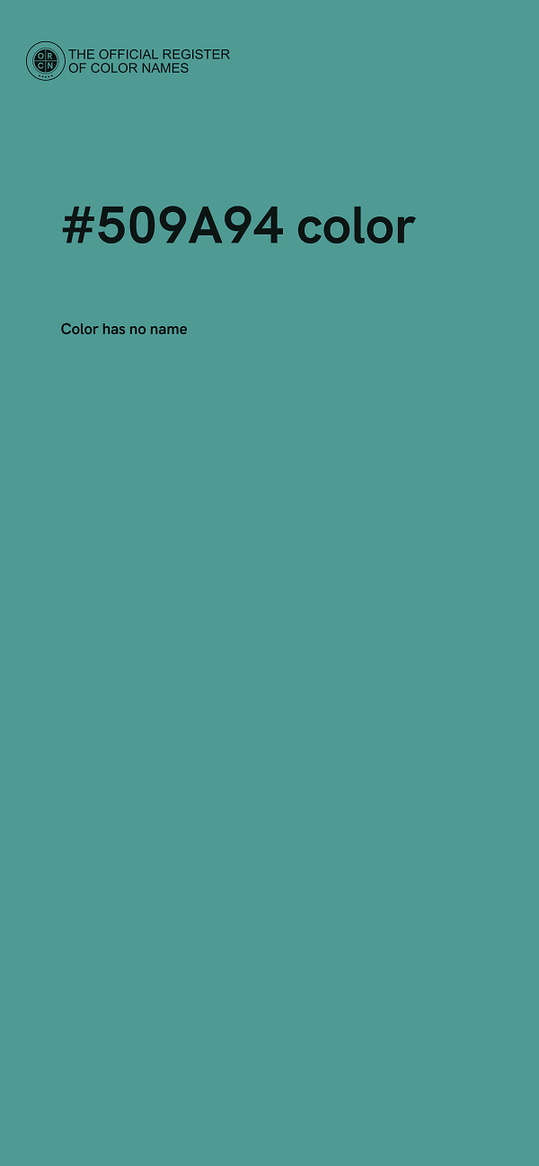 #509A94 color image