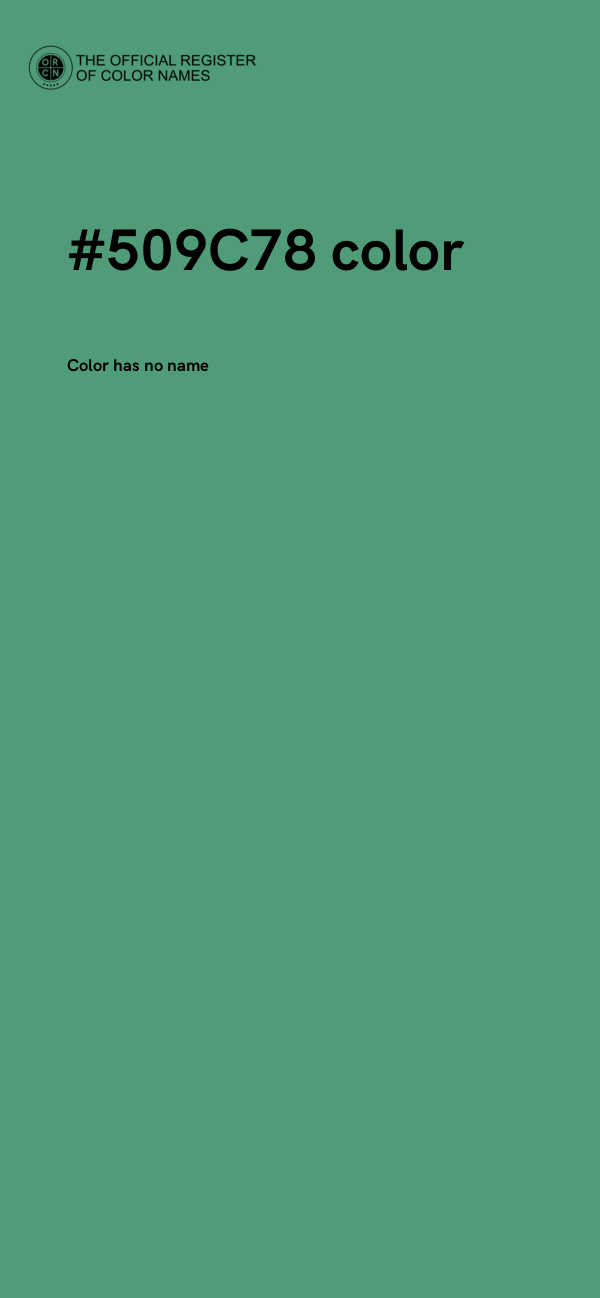 #509C78 color image
