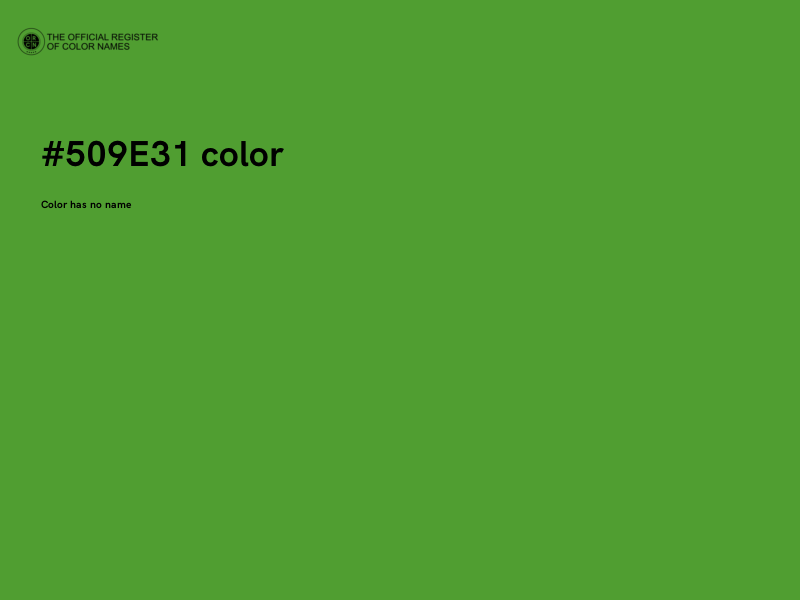 #509E31 color image