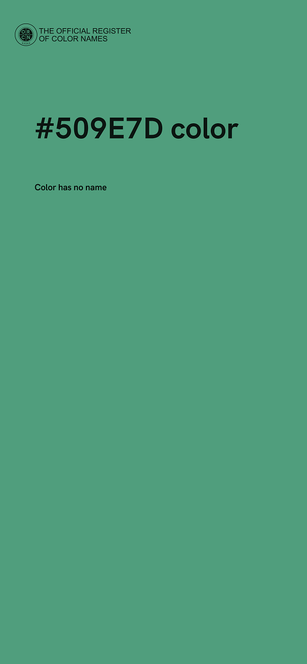 #509E7D color image