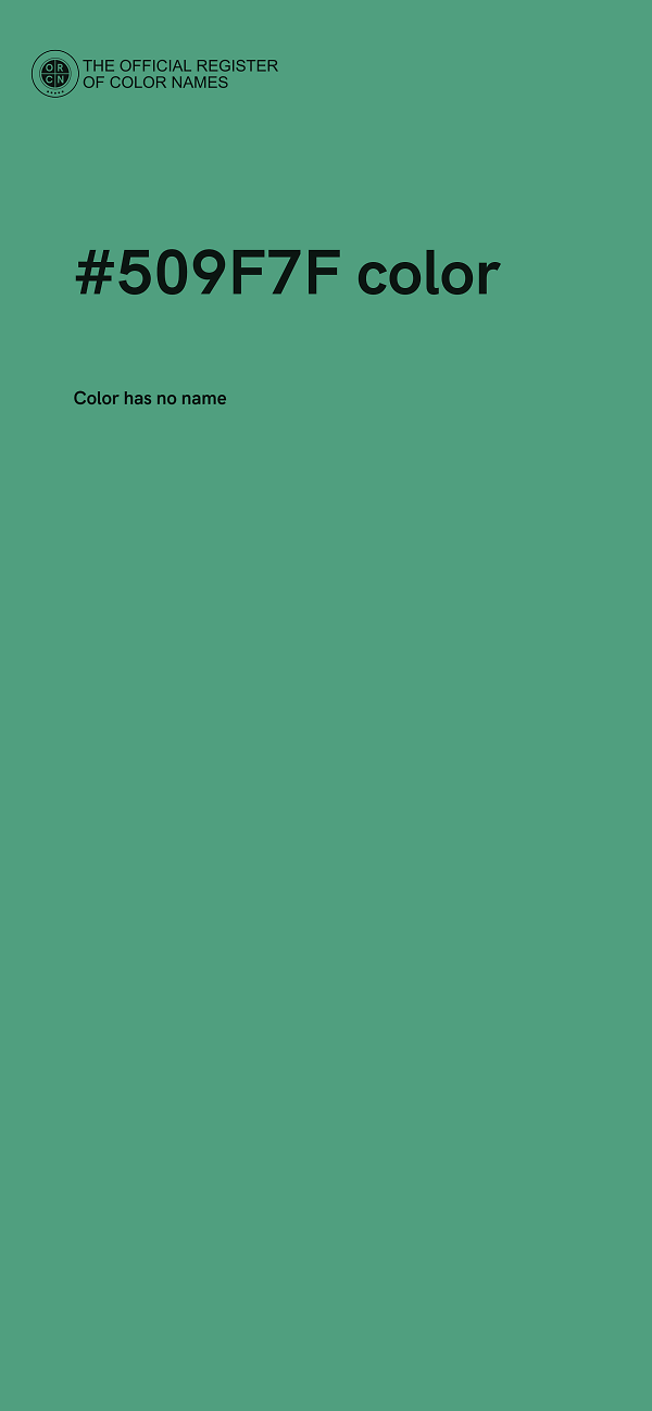 #509F7F color image
