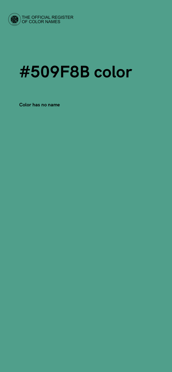 #509F8B color image