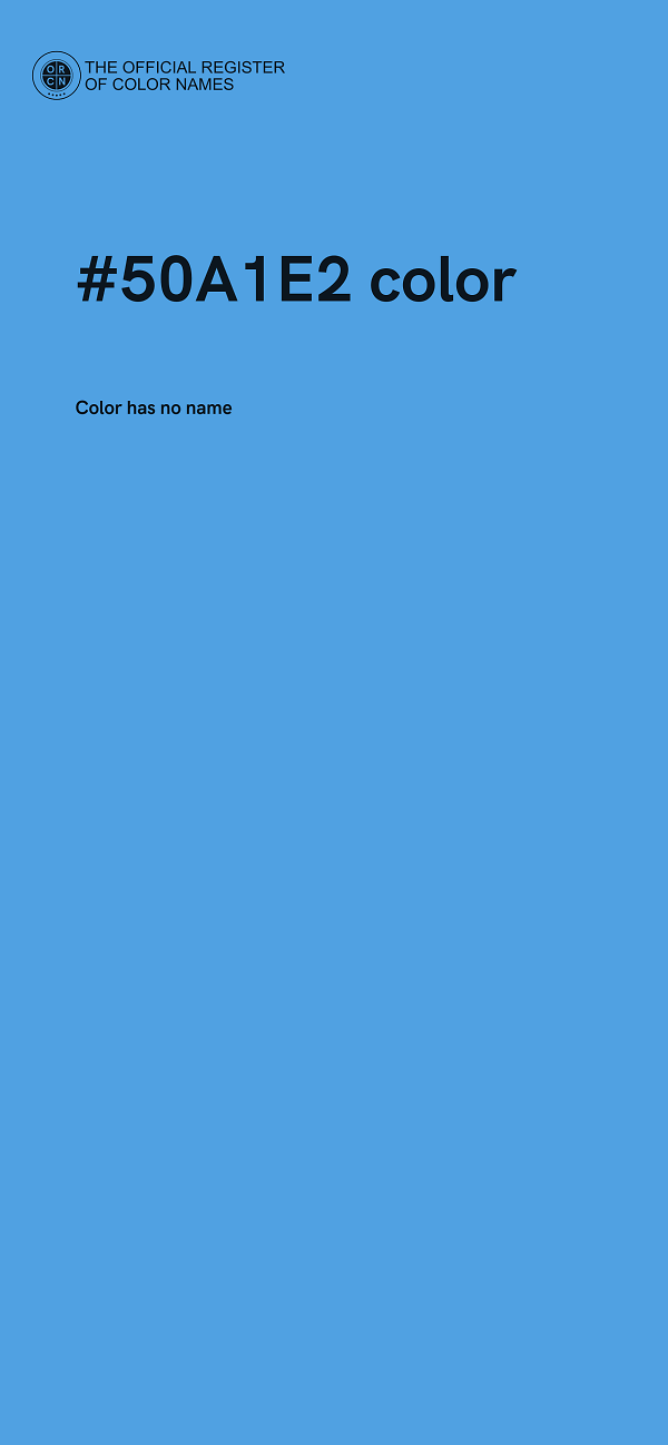 #50A1E2 color image