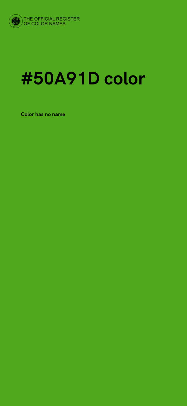 #50A91D color image
