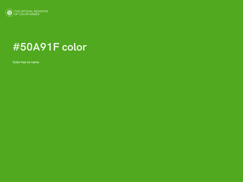 #50A91F color image