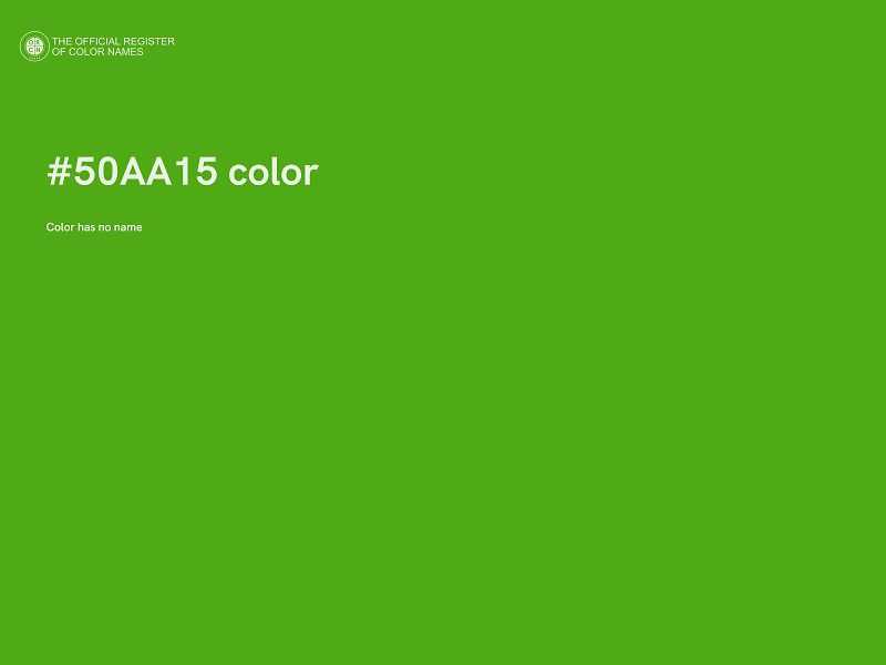 #50AA15 color image