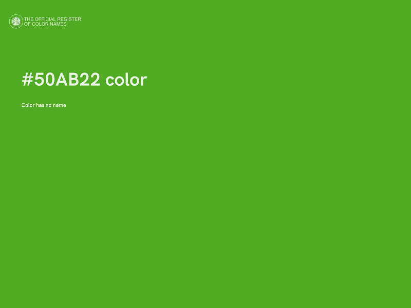 #50AB22 color image