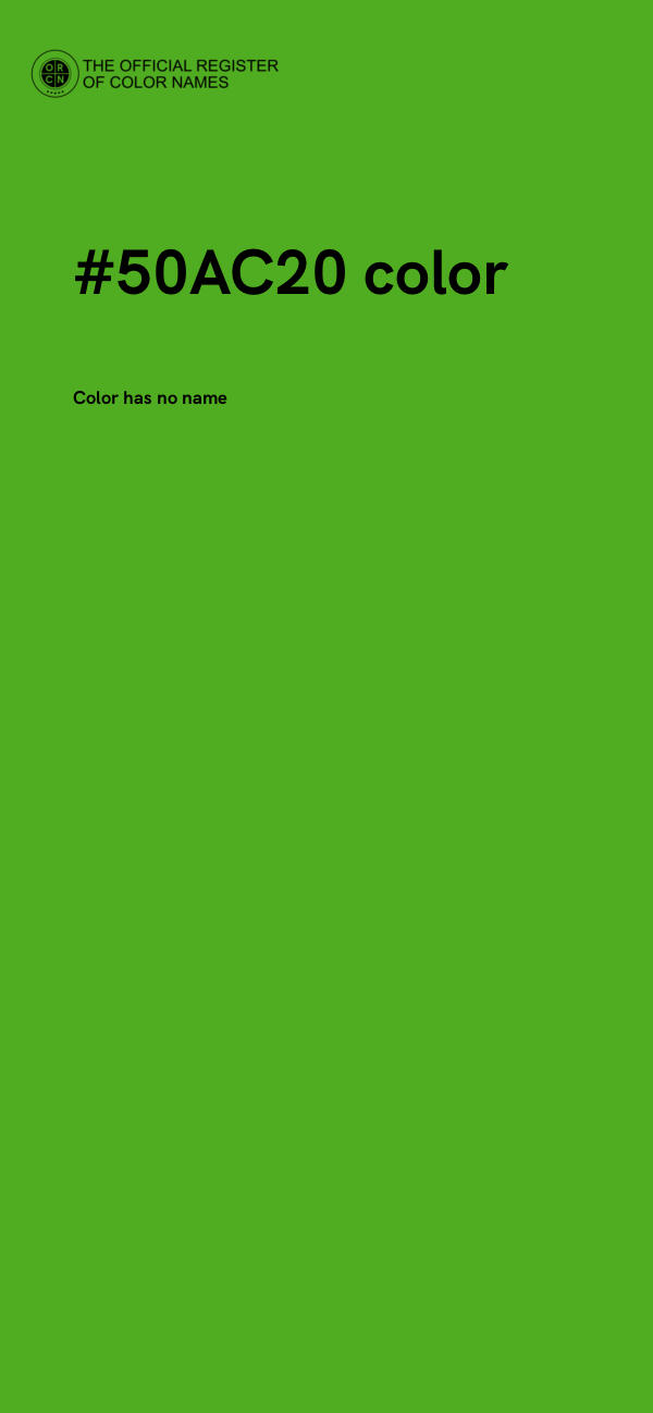 #50AC20 color image