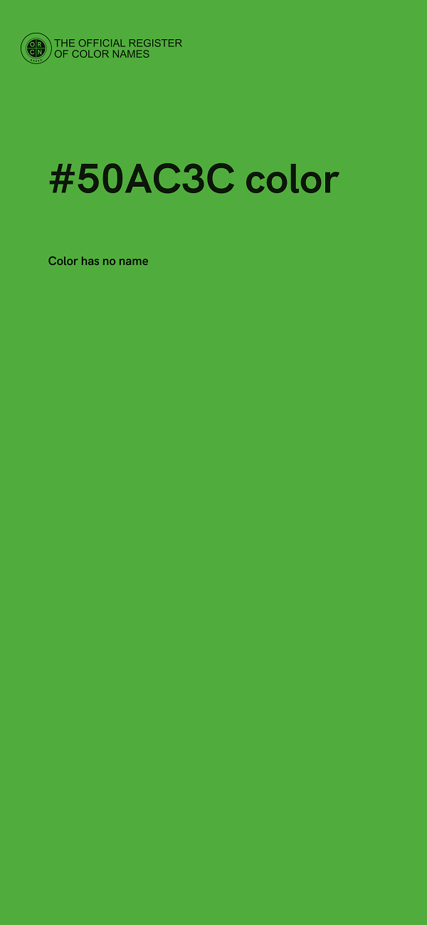 #50AC3C color image