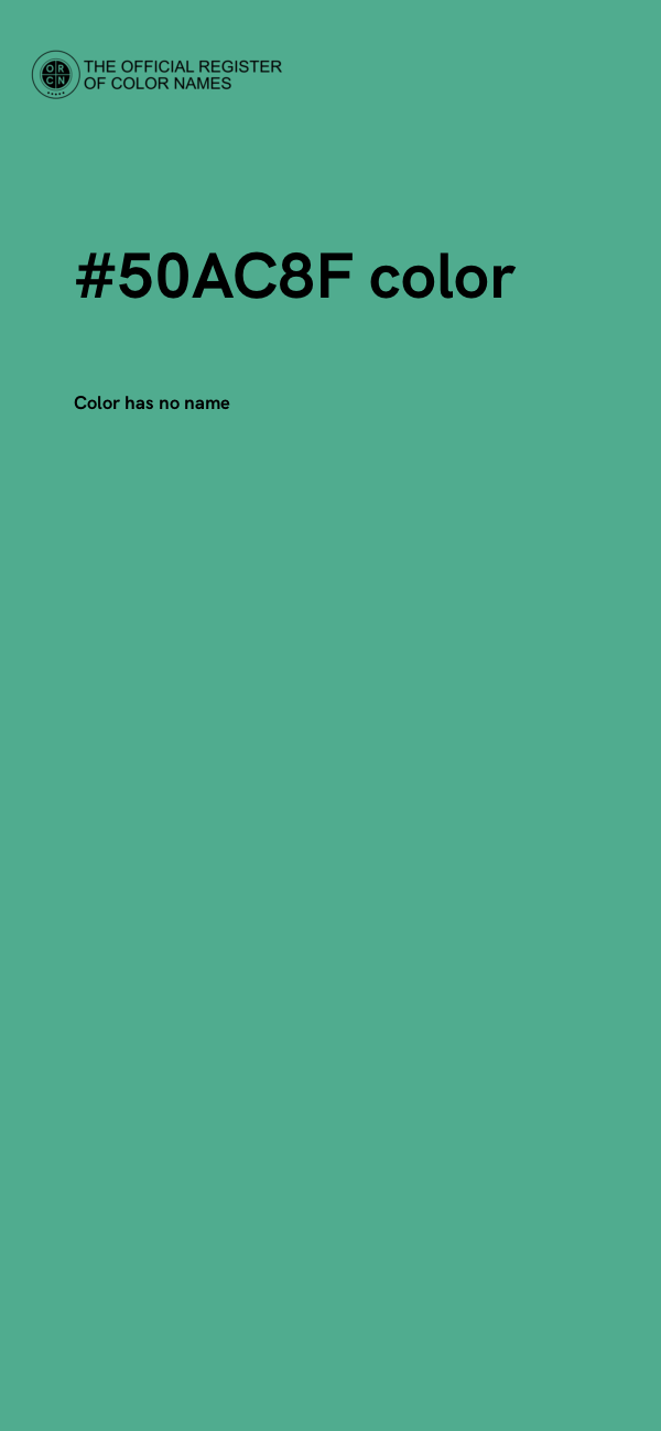 #50AC8F color image