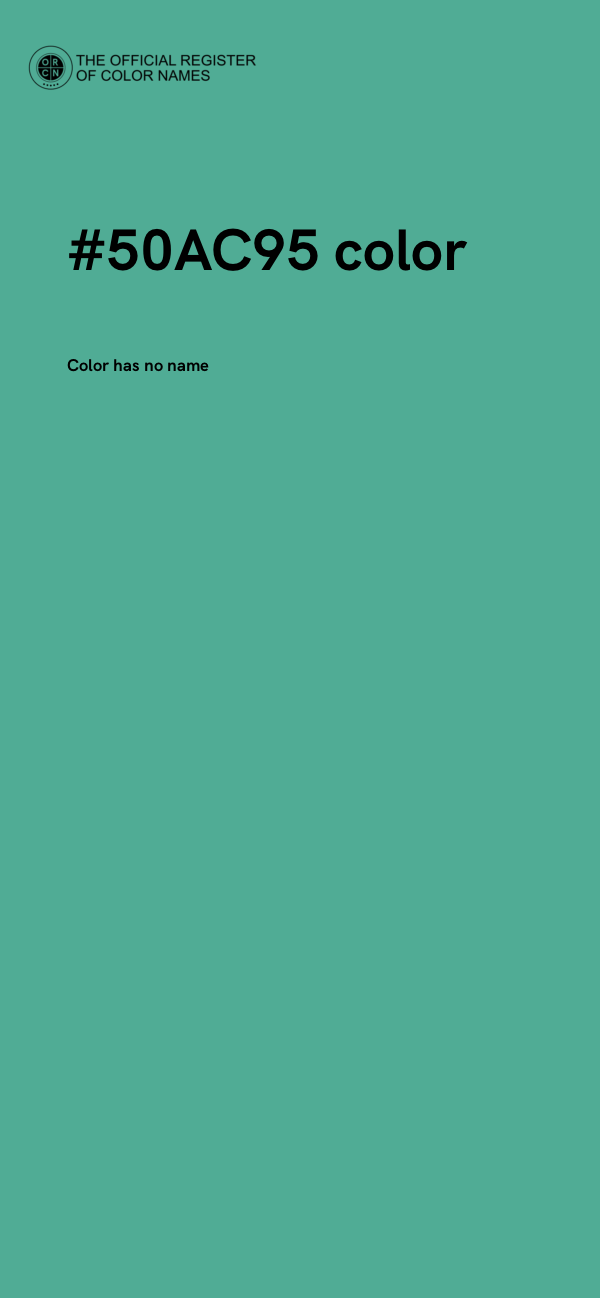 #50AC95 color image