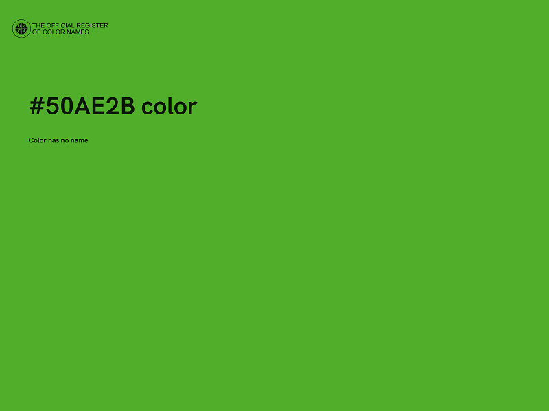 #50AE2B color image