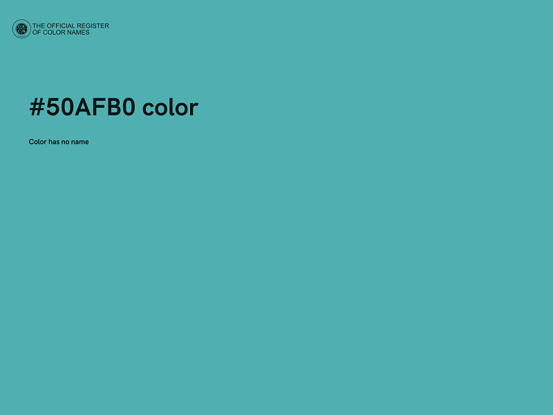 #50AFB0 color image
