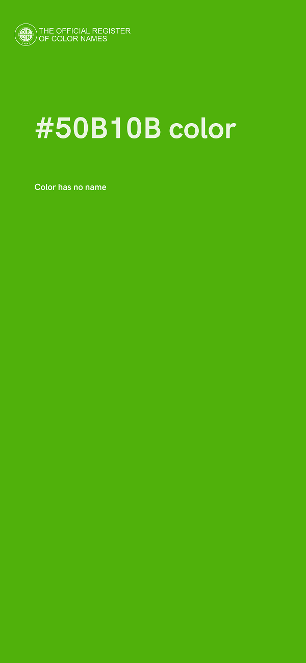 #50B10B color image