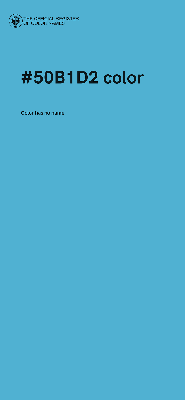 #50B1D2 color image