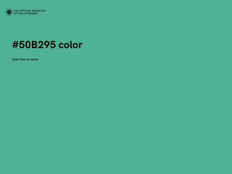 #50B295 color image