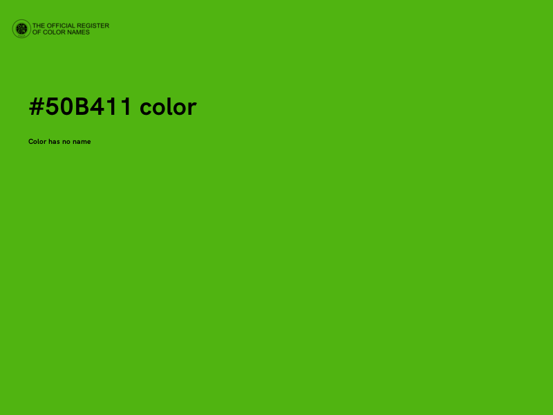 #50B411 color image