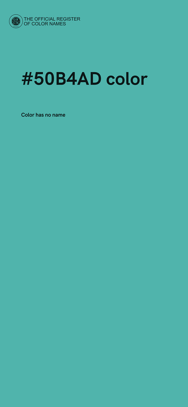 #50B4AD color image
