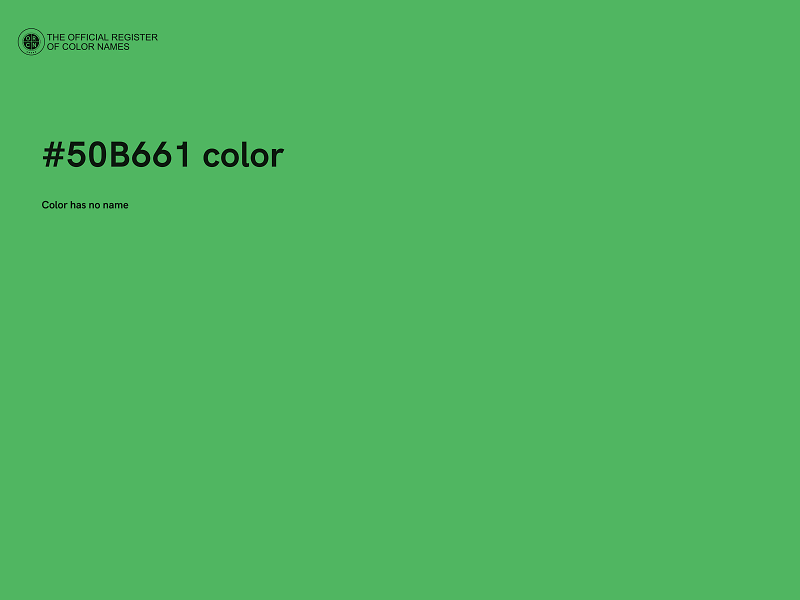 #50B661 color image