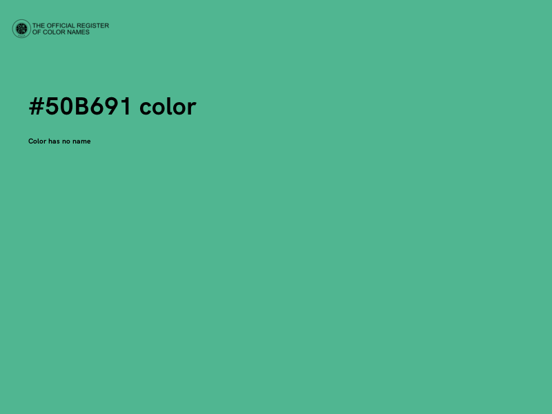 #50B691 color image