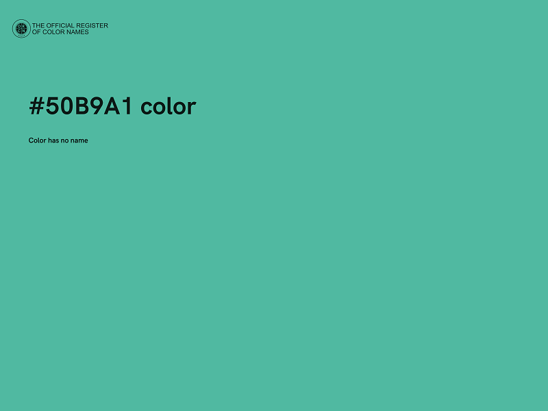 #50B9A1 color image