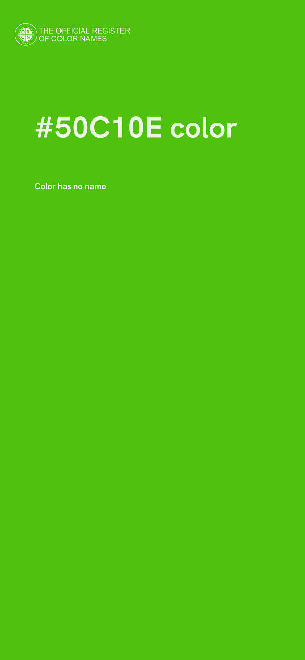 #50C10E color image