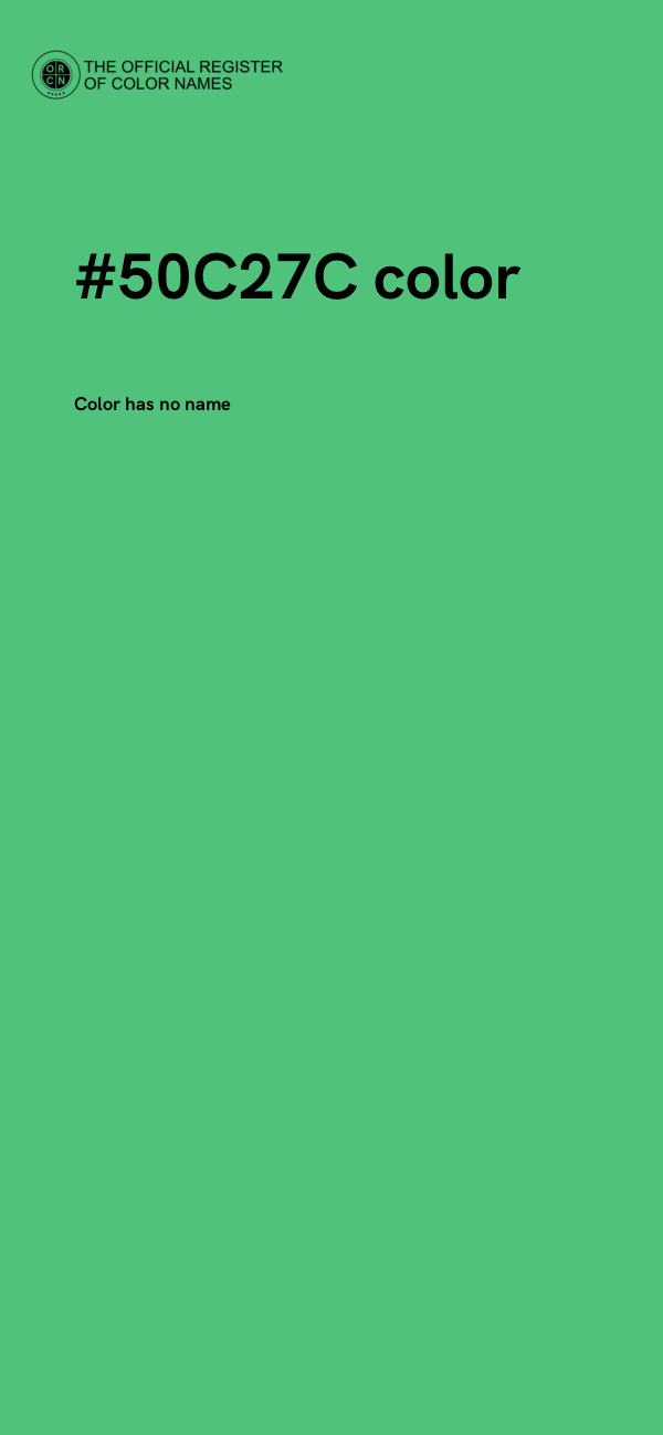 #50C27C color image