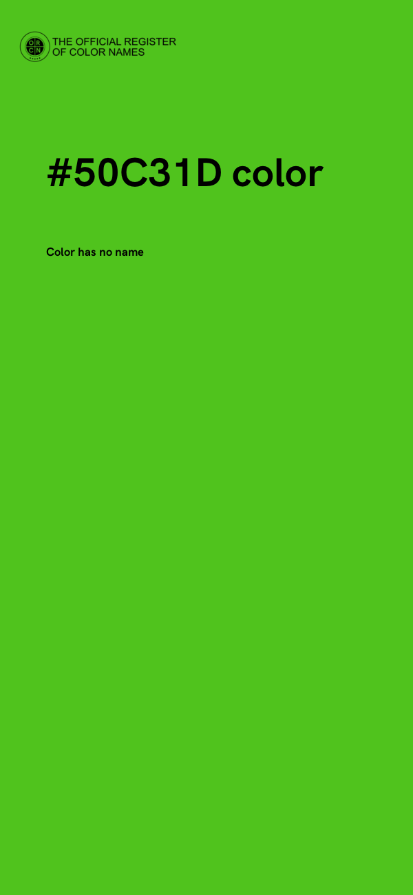 #50C31D color image