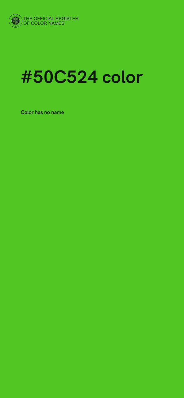 #50C524 color image
