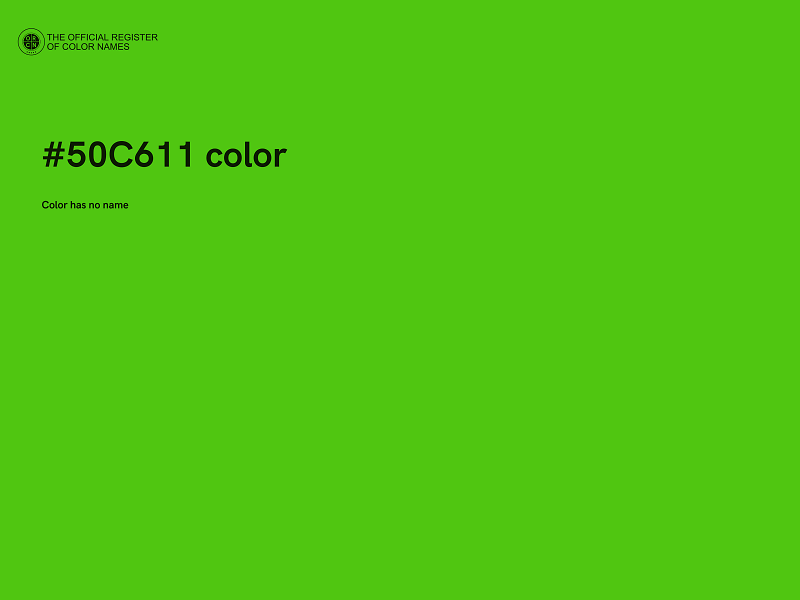 #50C611 color image