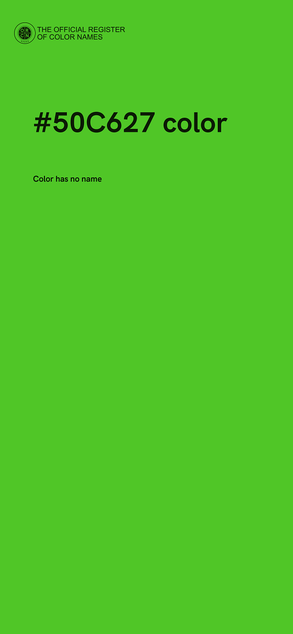 #50C627 color image