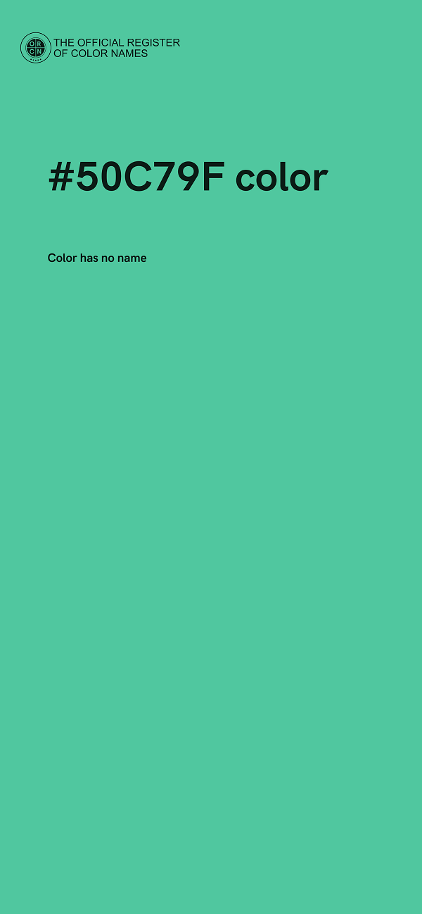 #50C79F color image