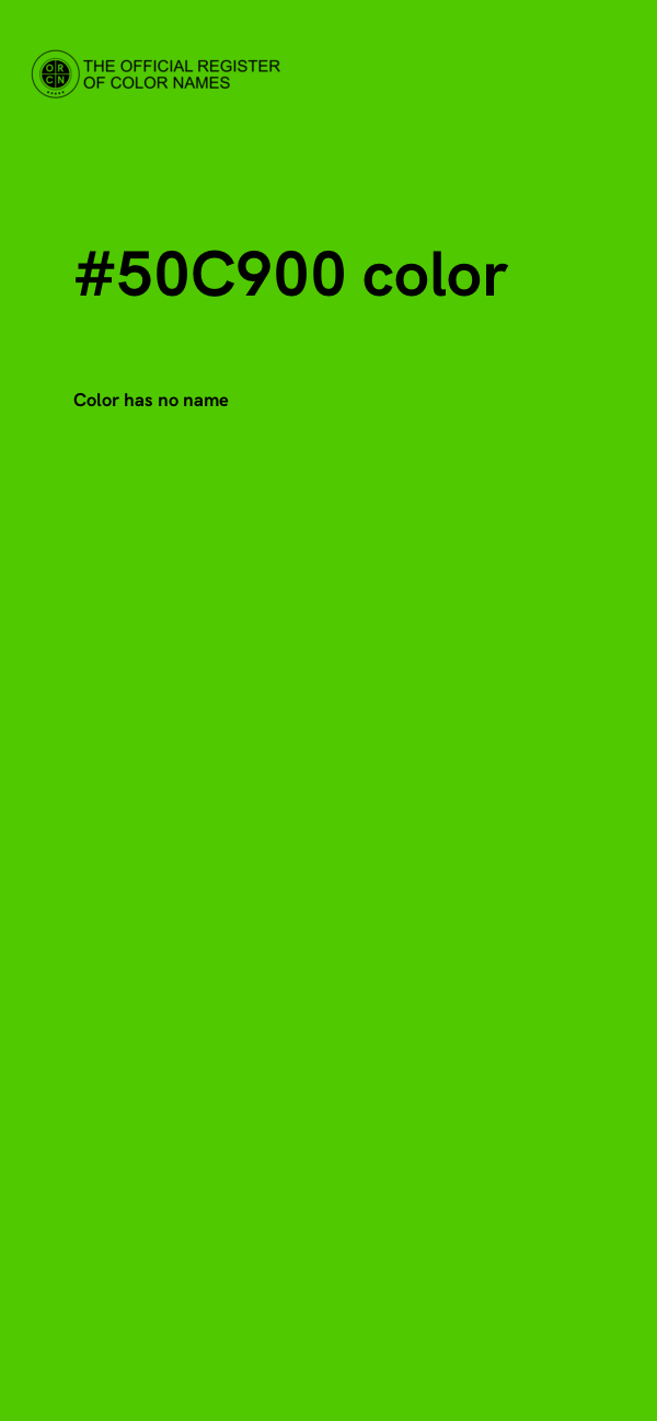 #50C900 color image