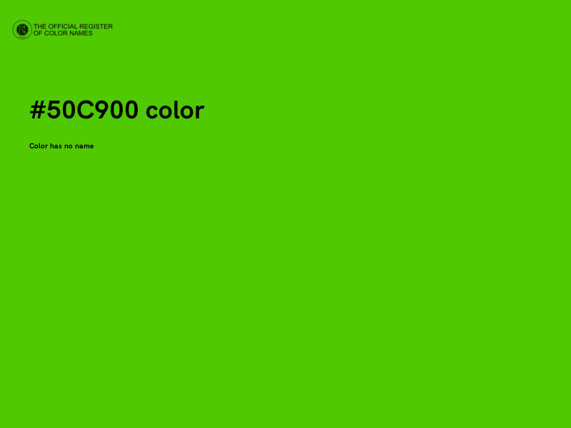 #50C900 color image