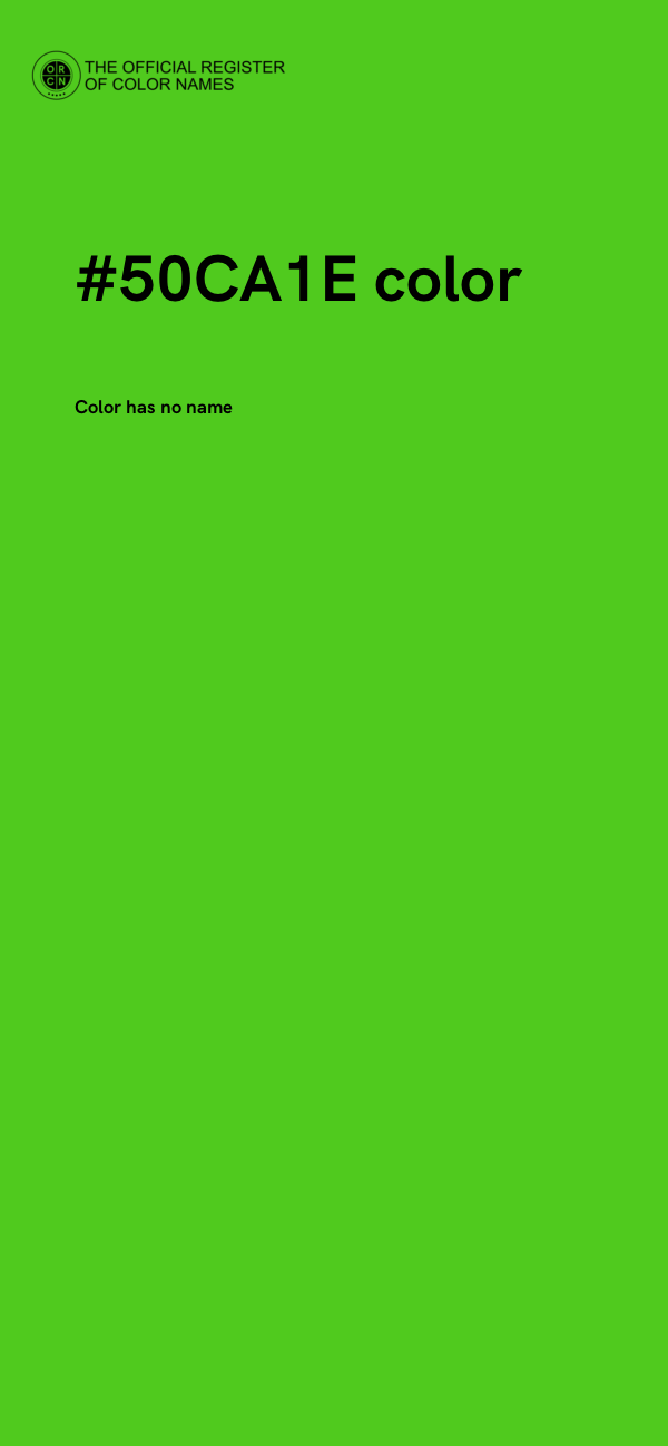 #50CA1E color image