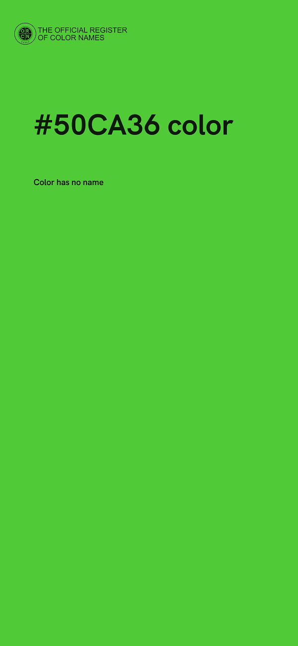 #50CA36 color image