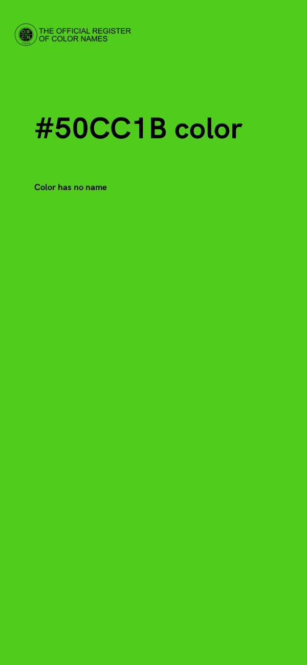 #50CC1B color image