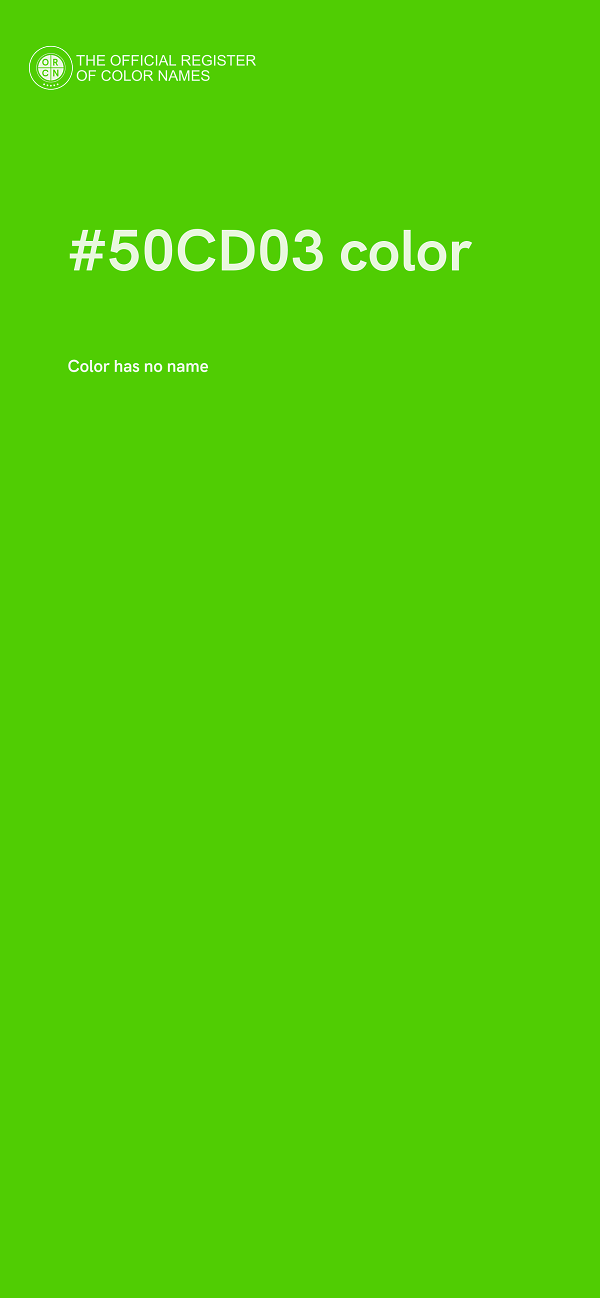#50CD03 color image