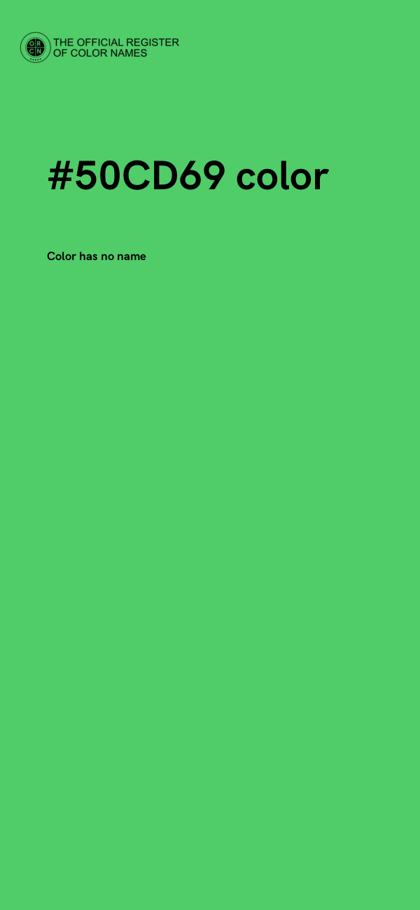 #50CD69 color image