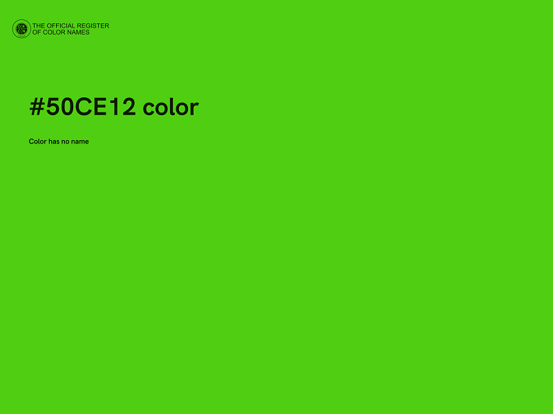 #50CE12 color image