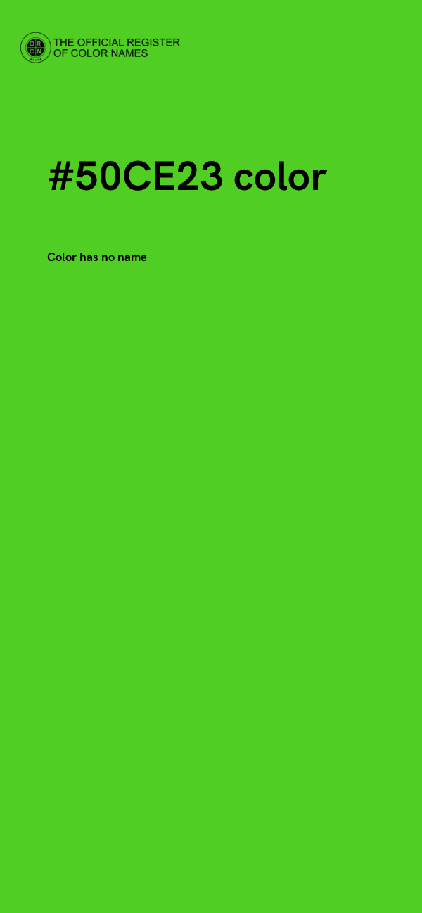 #50CE23 color image