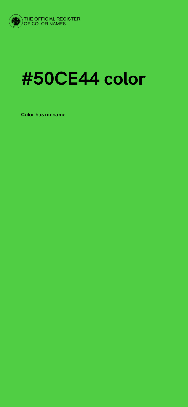#50CE44 color image