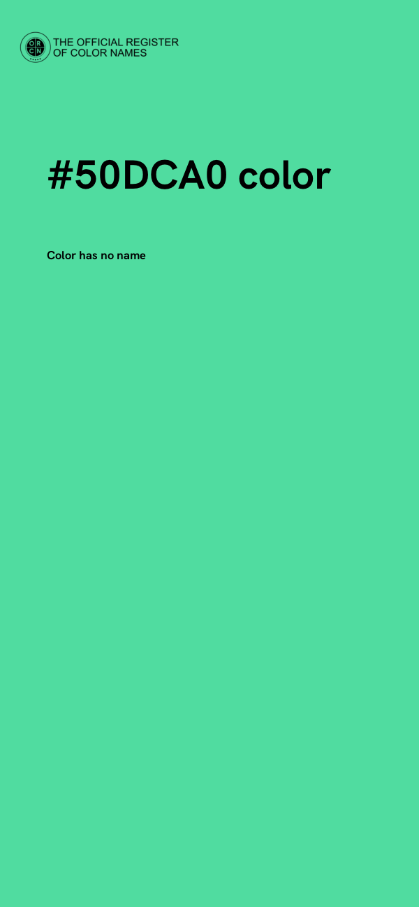 #50DCA0 color image
