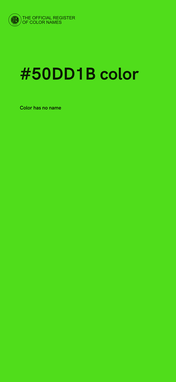 #50DD1B color image